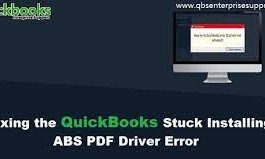 ABS PDF driver error in QuickBooks desktop