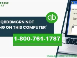 QBDBMgrn not running on this computer