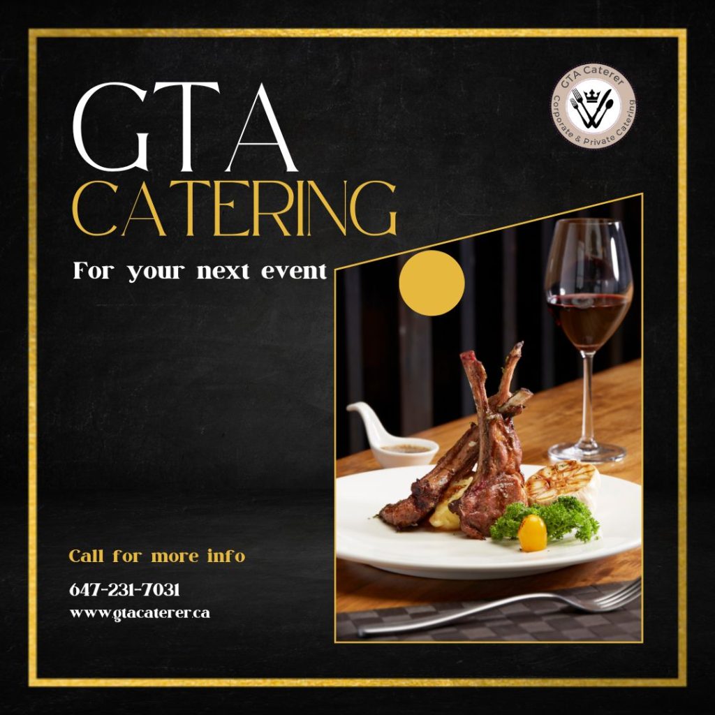 GTA Caterer is a Toronto catering company that does corporate events, private dinners and lunch boxes. Creative menus and delicious food are our specialty! Owner and head chef Ivan Bodnar is committed to providing high quality meals and superior customer service to each of his clients, which is why GTA Caterer is one of the fastest growing Toronto catering companies.