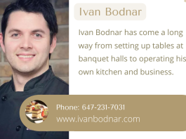 Ivan Bodnar has come a long way from setting up tables at banquet halls to operating his own kitchen and business. His passion for cooking started way back when he was a little kid, creating dishes out of anything he could find at his grandparent’s farm.