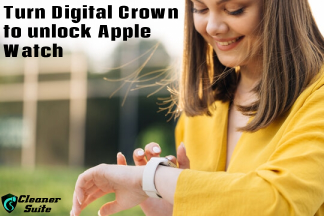 Turn Digital Crown to unlock Apple Watch