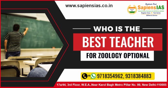 Best Teacher for Zoology Optional