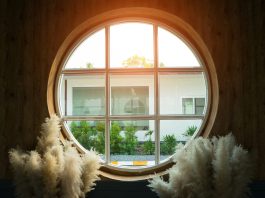 Wooden Round Window