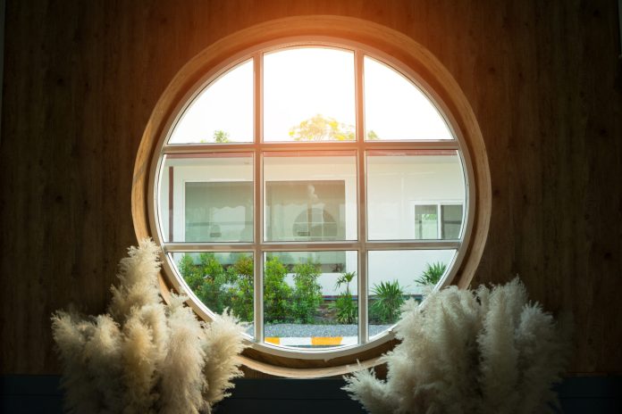 Wooden Round Window